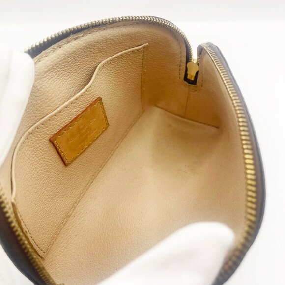 Authentic Louis Vuitton Cosmetic Vanity Makeup Pochette Pouch Bag Monogram Case - Picture 9 of 10